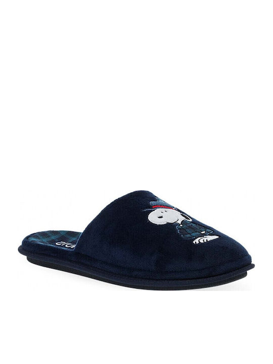 Herren Hausschuhe mit Geometrische Muster Blau