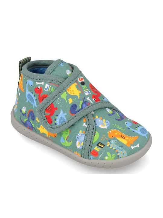 Kinderhausschuhe Türkise Stiefel