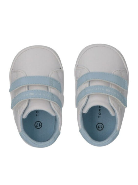 Tommy Hilfiger Weiche Sohlenschuhe für Babys Hellblaue
