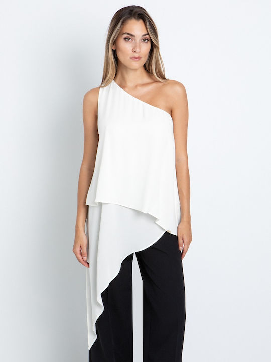 Women's White Summer Blouse