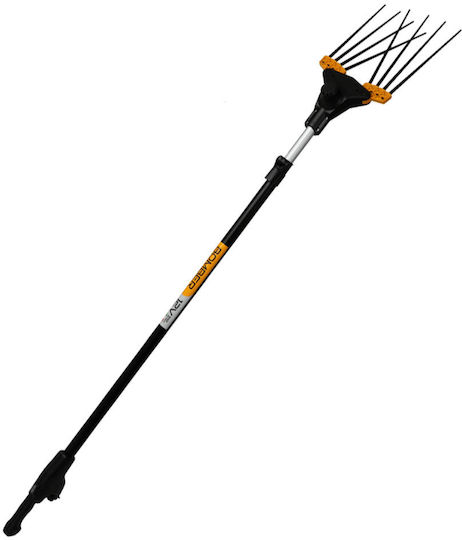 Volpi Bomber Olive Harvester Battery 12V Type Rake with Rod 3m and Weight 2.45kg