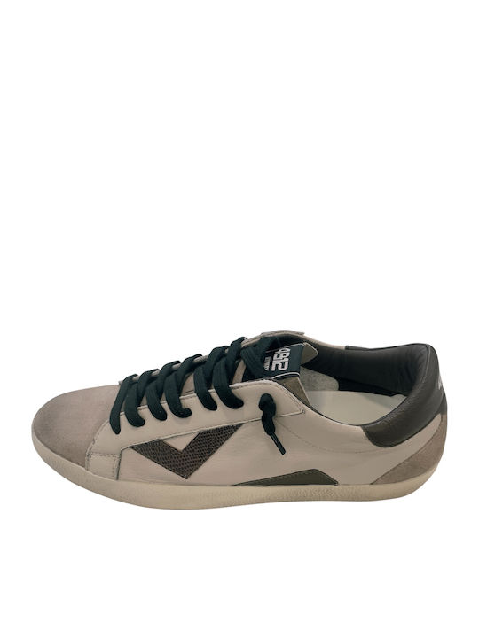 Leather Men's Casual Shoes Beige