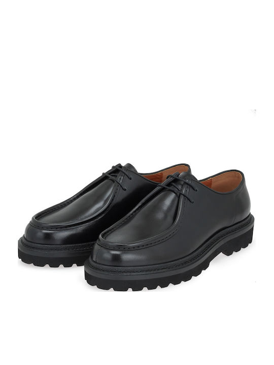 Deri Herren Freizeitschuhe Schwarz