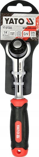 Yato Каштани 72 Зъба с Рамка 1/4" Дължина 14.5см