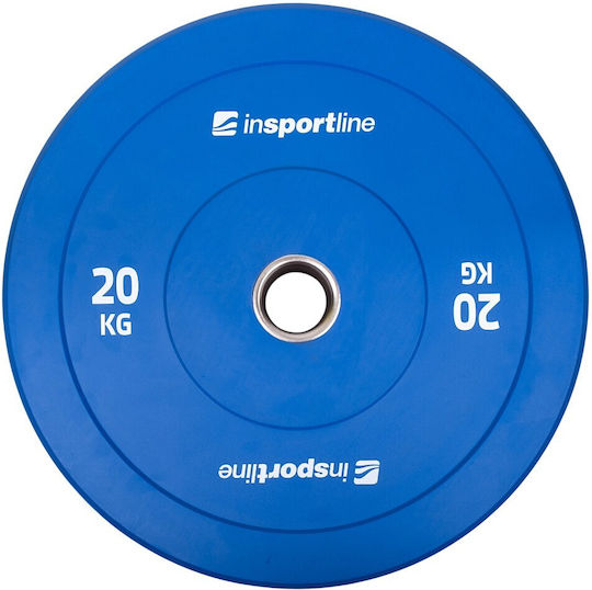 inSPORTline Бъмпер Диск Олимпийски Тип Каучуков 1 x 5kg Φ50mm