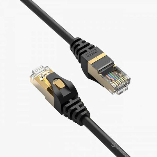 Orico Direct Attach Copper Cat.7 (10Gbps) Καλώδιο Δικτύου Ethernet εξωτερικού χώρου 10m Μαύρο
