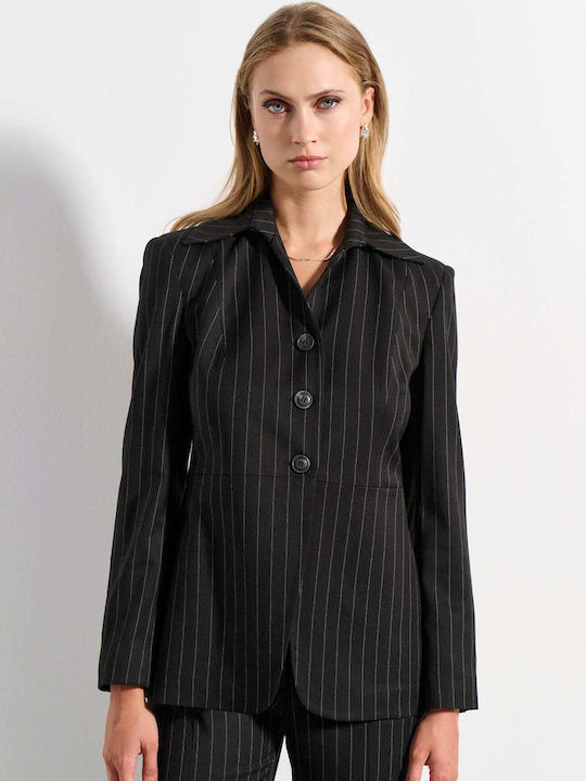 Bill Cost Women's Waisted Blazer Black