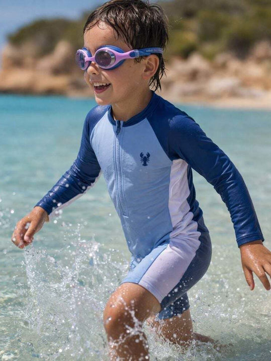 Swim Essentials Kids One-Piece Swimsuit With Long Sleeve Catch Of The Day