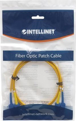 Intellinet Optical Fiber Cable SC-SC 1m Yellow