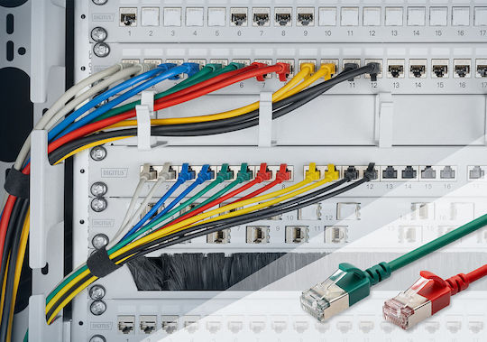 Digitus F/FTP Cat.6a (Gigabit) Cablu De Rețea Ethernet 5m Verde