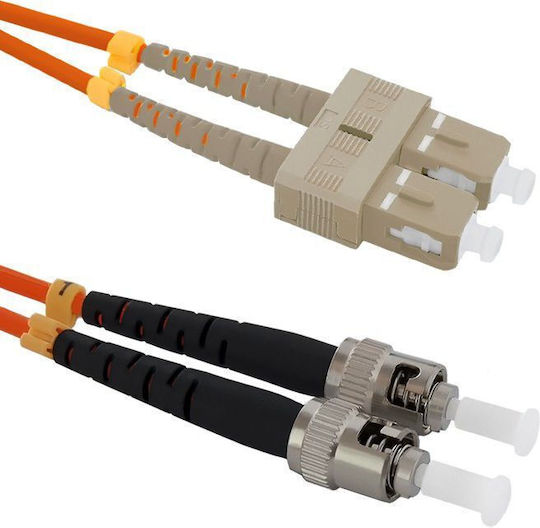 Qoltec Optisches Faser Kabel 1m Orange