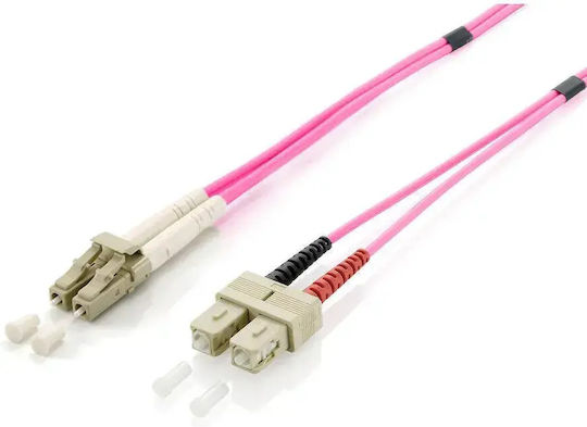 Equip Equip Netzwerkkabel LC-SC 10m Rosa