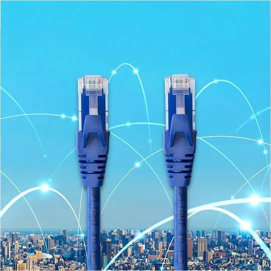 Qoltec U/UTP Cat.6 (Gigabit) Cablu De Rețea Ethernet 5m Albastru
