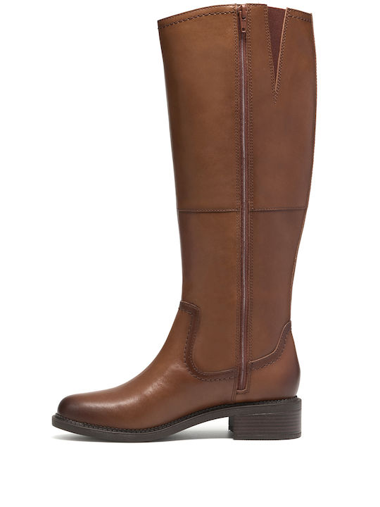 Leather Women's Boots Brown