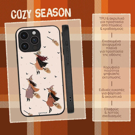 Sonique Cozy Season Series Samsung Galaxy Z Fold 6 Witches In Flight Mobile Phone Case