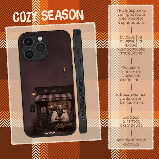 Sonique Cozy Season Series Samsung Galaxy S26 Fe Mobile Phone Case Ghost Cafe