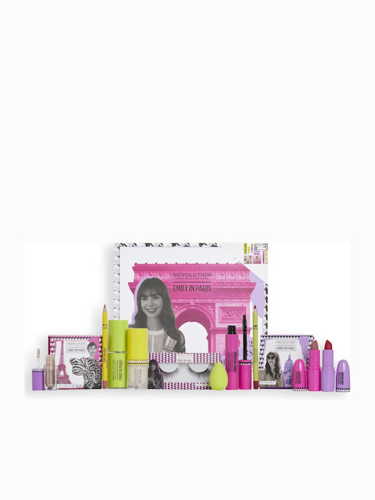 Revolution Beauty Παλέτα Μακιγιάζ Advent Calendar για Πρόσωπο, Μάτια & Χείλη 3gr