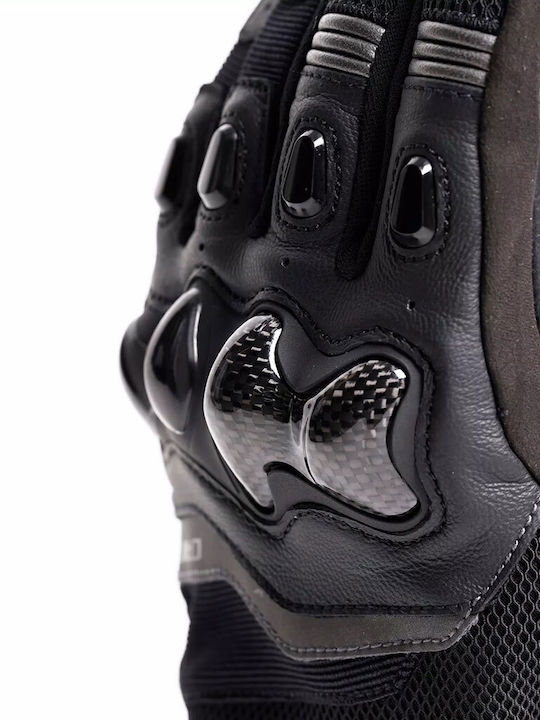 Siroc Καλοκαιρινά Ανδρικά Γάντια Μηχανής Black/Anthracite