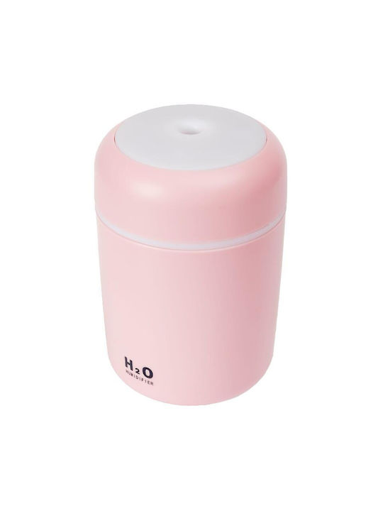Dispozitiv de Aromaterapie cu Lumini LED cu Temporizator Roz 300 ml LCH-PADYM107P