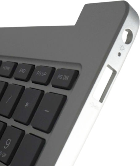 Tastatură Laptop Keyboard Palmrest Hp 250 255 G10 250g10 N40882-001 N36061-001 N41347-001 N40880-031 N40880-041 N40880-051 Us Iluminare de fundal Argintiu Κωδ.40950uspalmbl