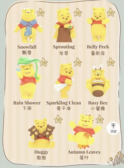 Disney Winnie The Pooh (Διάφορα Σχέδια)