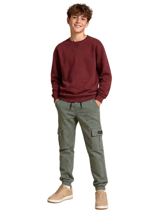 Kids Cargo Trousers Green