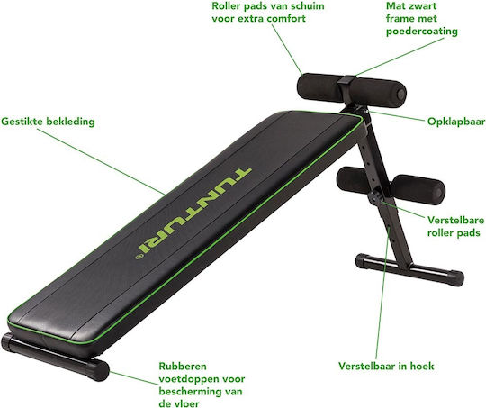 Tunturi AB20 Adjustable Folding Abdominal Workout Bench