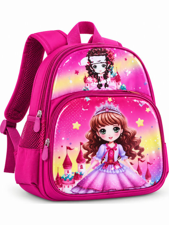 School Backpack For Elementary With Water Bottle Holder Pink School Backpack For Elementary With Water Bottle Holder Pink