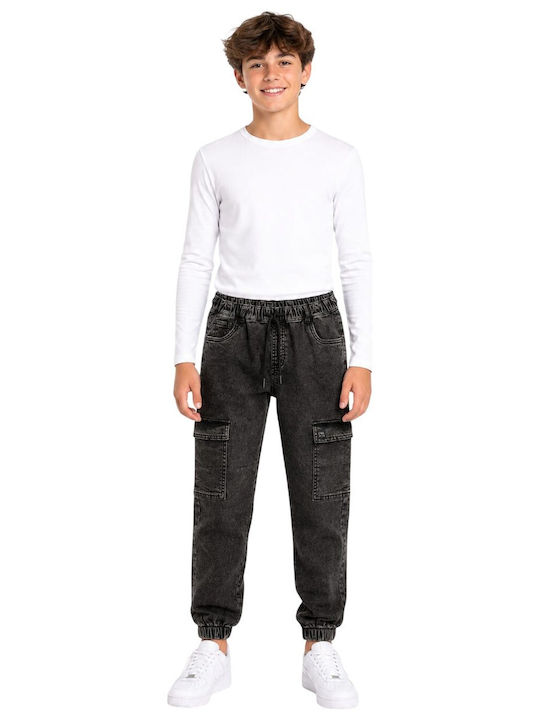 Funky Kids' Jeans Trousers Black Funky Kids' Jeans Trousers Black
