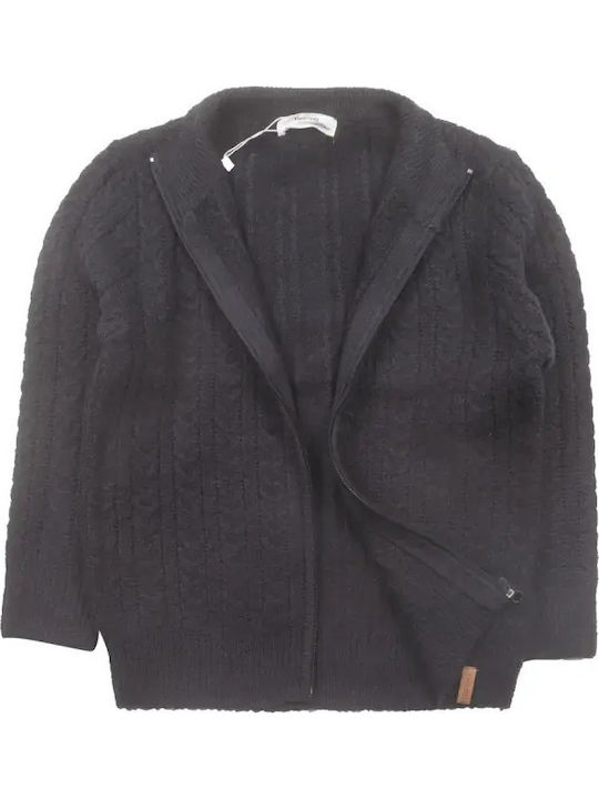 Kids Knitted Cardigan Blue