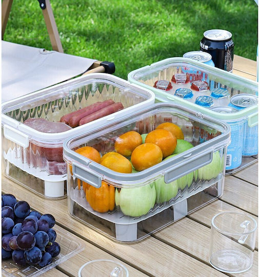 Cutie De Prânz Din Plastic Transparentă Cu Compartimente 300ml