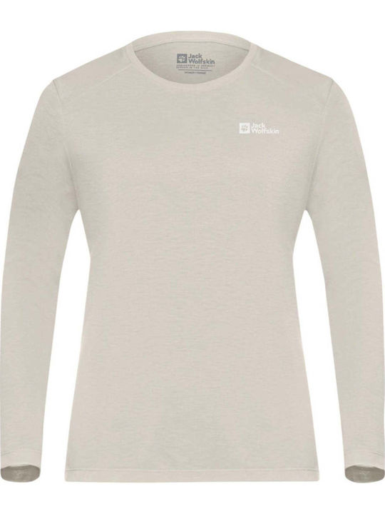 Bluza Damă Mânecă Lungă Bej