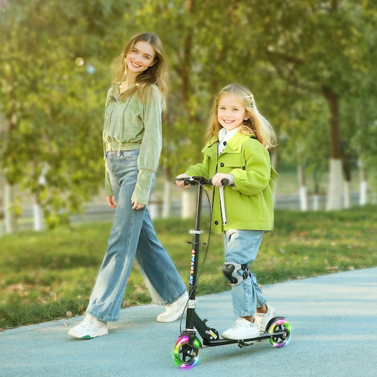 Aiyaplay Kids Scooter Foldable 2-Wheel for 3+ Years Black