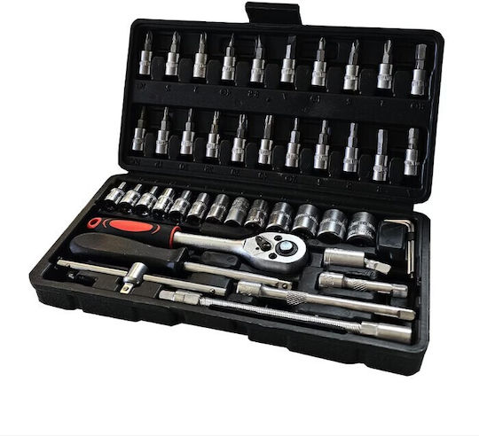 Set Chei Universale Cu Soclu 46 Bucăți
