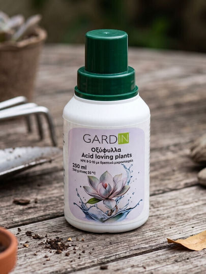 Gardin 8-5-10 Υγρό Λίπασμα Αζώτου, Φωσφόρου, Καλίου για Οξύφιλα 250ml