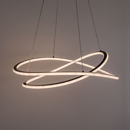 Rabalux Rabalux Deckenleuchte Schwarz LED mit Verstellbarem Weiß 63x62cm