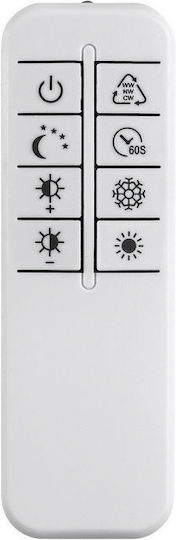 Rabalux Smart Deckenleuchte Montage Grau mit Integrierter LED und Fernbedienung