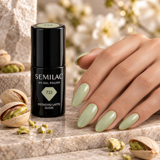 Semilac Semilac Gel Nagellack 732 Grün 7ml