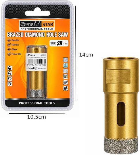 Uruisi Star Uruisi Star Lochsäge Trockenschnitt mit Durchmesser 28mm für Metall und Rasen