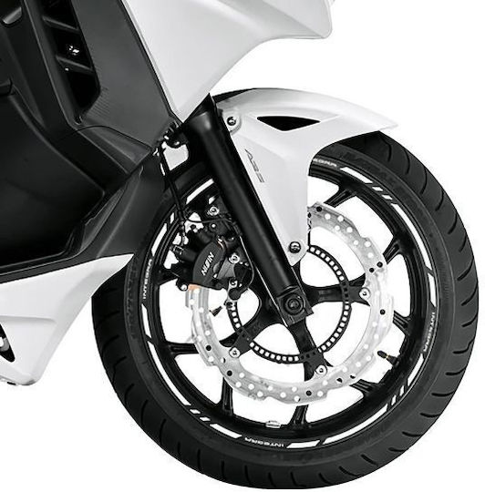 Md Benzi Roți Honda Integra 700/750 Albe Albe Logo