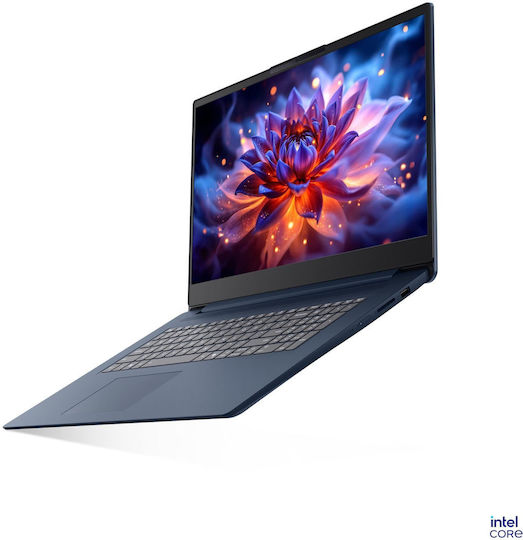 Lenovo IdeaPad Slim 3 17IWC11 17.3" IPS FHD (Core 5-320/8GB/512GB SSD/Grafică Intel/Fără sistem de operare) Albastru Cosmic (Tastatură US)