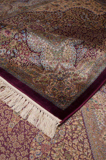 Biokarpet Qum 2106b Bordo-240x340
