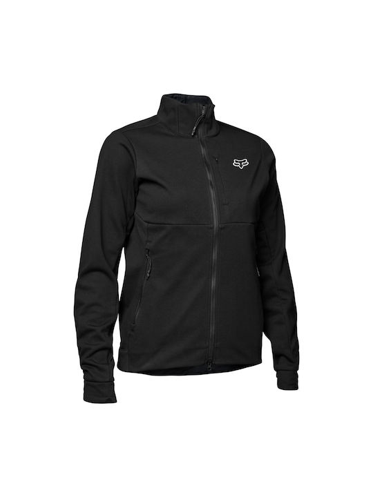 Fox Ranger Cycling Windbreaker Jacket Long sleeve Black