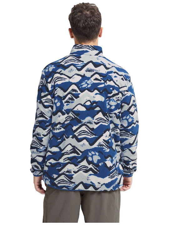 Jachetă bărbătească Fleece Albastră