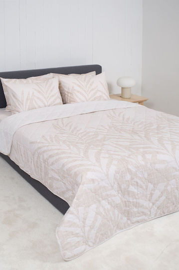 Biokarpet Home Nordic 851 Tampere Beige Coverlet Single 160x240 Cm