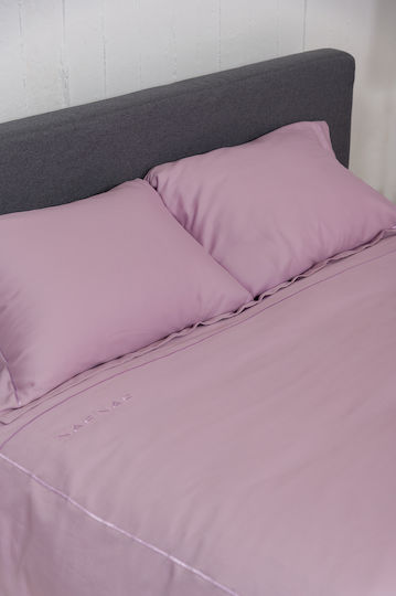 Biokarpet Duvet Cover Naf Naf Unique Lilac Set Super King