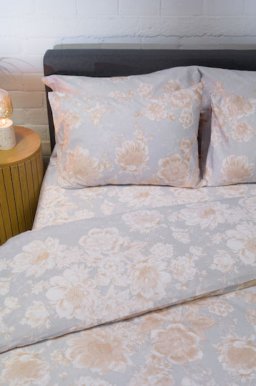 Viokarpet Duvet Cover Diamond 253 Pearl Light Blue Set Duvet Cover Super King