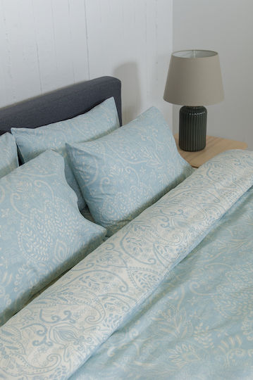 Viokarpet Duvet Cover Naf Naf Summit 156 Atlantic Teal Set Duvet Cover Single