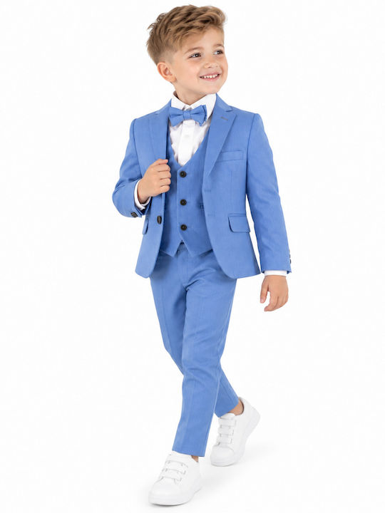 Kids' Suit Winter 5pcs Light Blue