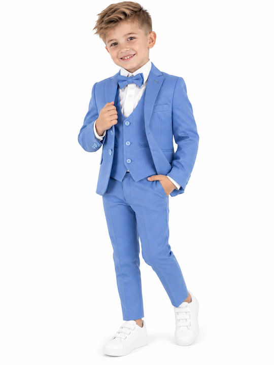 Kids' Suit Winter 5pcs Light Blue